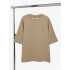 Unisex oversized t-shirt Kosmos 2.0, beige.