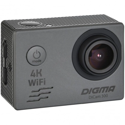 
                                                Экшн-камера Digma DiCam 300, серая
                                                