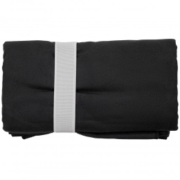 Vigo Medium sports towel, black