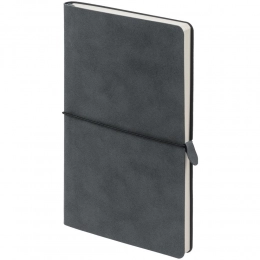 Nubuk daily planner, undated, dark gray.