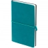 Nubuk undated turquoise diary.