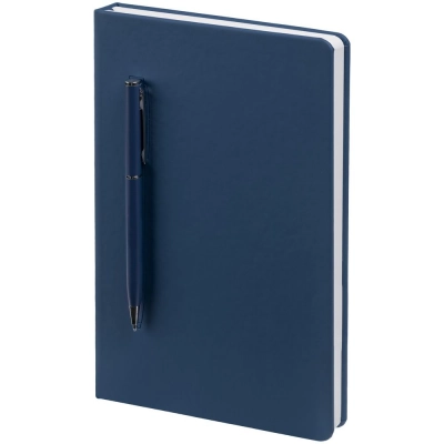
                                                Magnet Shall diary with pen, blue, with tinted paper
                                                