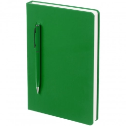 Magnet Shall undated bright green daily planner.