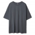 Unisex oversized Crosstown t-shirt, dark gray.