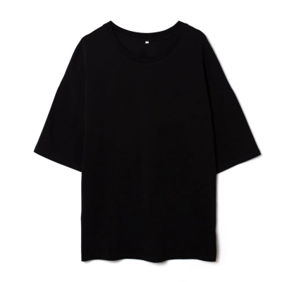 
                                                Oversized Unisex Crosstown T-Shirt, Black
                                                
