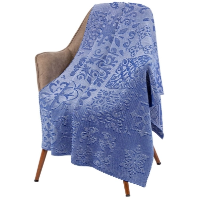 
                                                Ornamental Blanket, blue
                                                