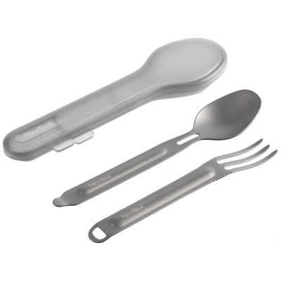 
                                            NexTool Camping Cutlery set, silver
                                            