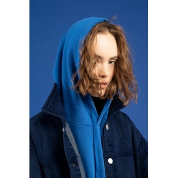 Denim jacket O1, dark blue.