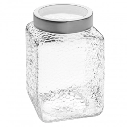Jar with lid Nordic Cube, large