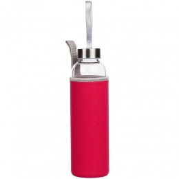 Water bottle Sleeve Ace, red.