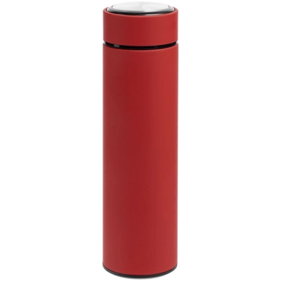 
                                                Percola red thermos with a strainer.
                                                