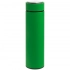 Percola green thermos with a strainer.