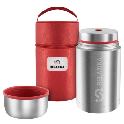 
                                            Thermos for food Relaxika 1200, in a case, steel
                                            
