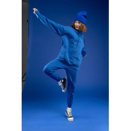 Unisex H2 hoodie, blue.