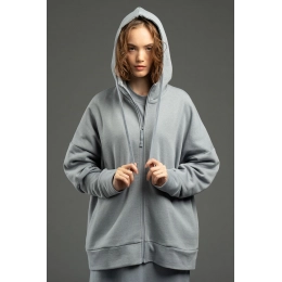 Unisex H3 hoodie, gray.