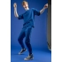 Unisex T3 blue t-shirt.