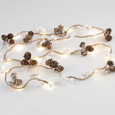 
                                                LED Garland Cones and Berries
                                                