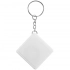 Keychain with tape measure Square ver.2, white