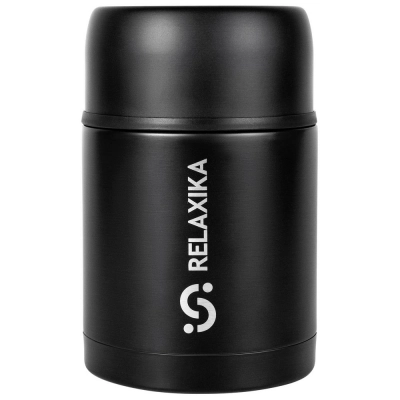 
                                                Relaxika 700 food thermos, black
                                                