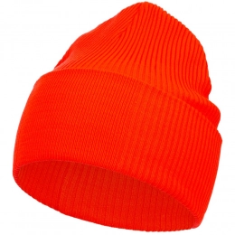 Real Rib hat, red-orange