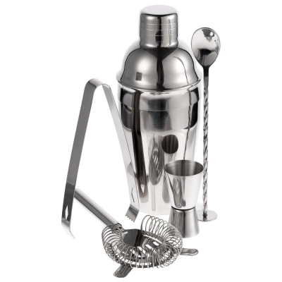 
                                            Набор для приготовления коктейлей Troubleshooter, серебристый
                                            