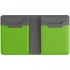 Cardholder with bill compartment Dual, green