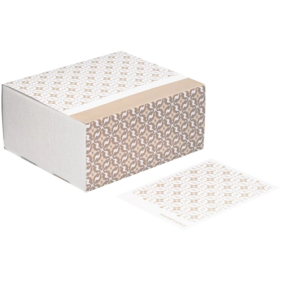 
                                                Adorno Gift Wrapping set, white with beige
                                                