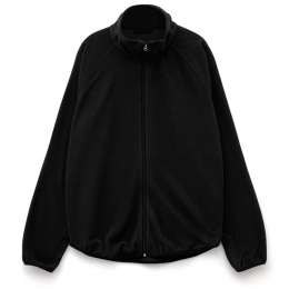 Unisex black Fliska fleece jacket.
