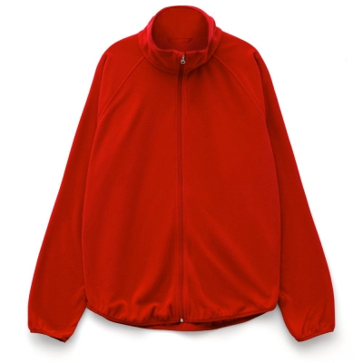 
                                                Red unisex Fliska fleece jacket.
                                                