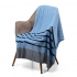 Friolenta blanket, blue with light blue.