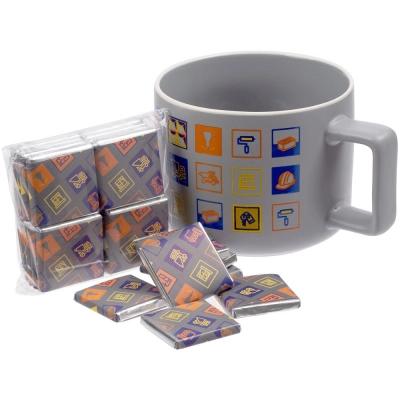 
                                            Set with bitter chocolate Industry, construction
                                            