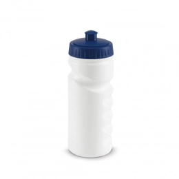 Lowry bicycle bottle, white with blue