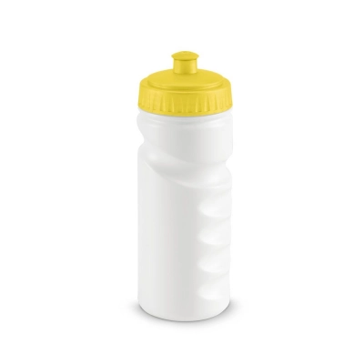 
                                            Lowry bicycle bottle, white with yellow
                                            
