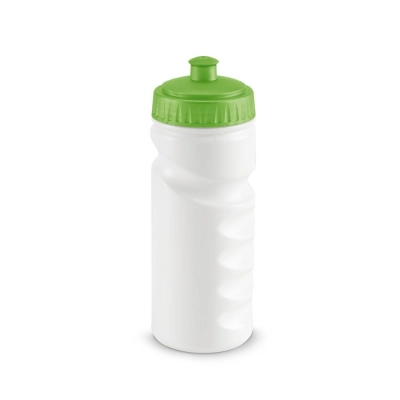 
                                            Lowry bicycle bottle, white with green
                                            