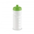 Lowry bicycle bottle, white with green