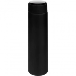 Smart bottle with replaceable battery Long Therm Soft Touch, black