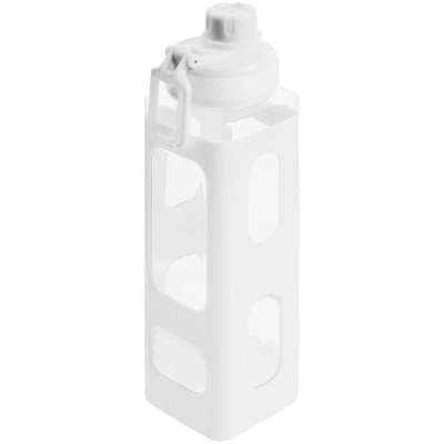
                                                Square Fair white water bottle.
                                                