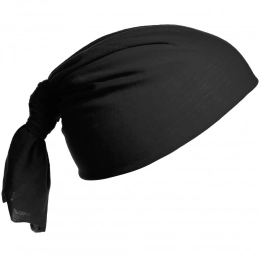 Multifunctional black Dekko bandana.
