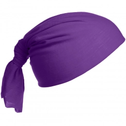 Multifunctional purple Dekko bandana.