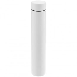 Metropolis white thermos bottle.