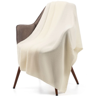 
                                                Longview blanket, creamy white
                                                