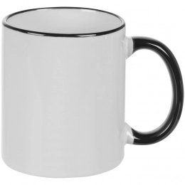 Rimo mug for sublimation printing, black
