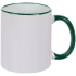 Rimo mug for sublimation printing, dark green
