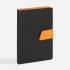 Boom undated black with orange daily planner.