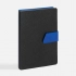 Boom daily planner, undated, black with bright blue.