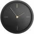 Bronco Thelma wall clock, black.
