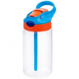 Frisk baby bottle, orange-blue