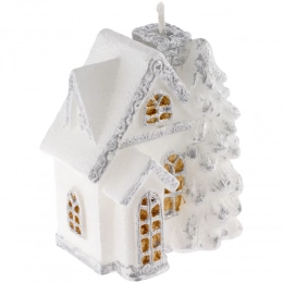Christmas Twinkle candle, house