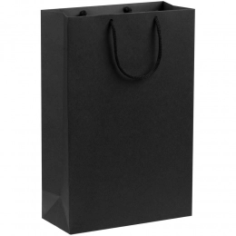 Porta paper bag, medium, black