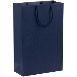 Porta paper bag, medium, dark blue